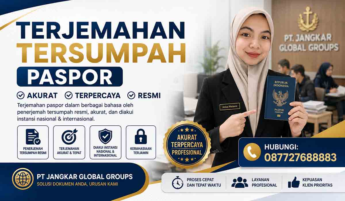 Terjemahan Tersumpah Paspor Akurat Terpercaya
