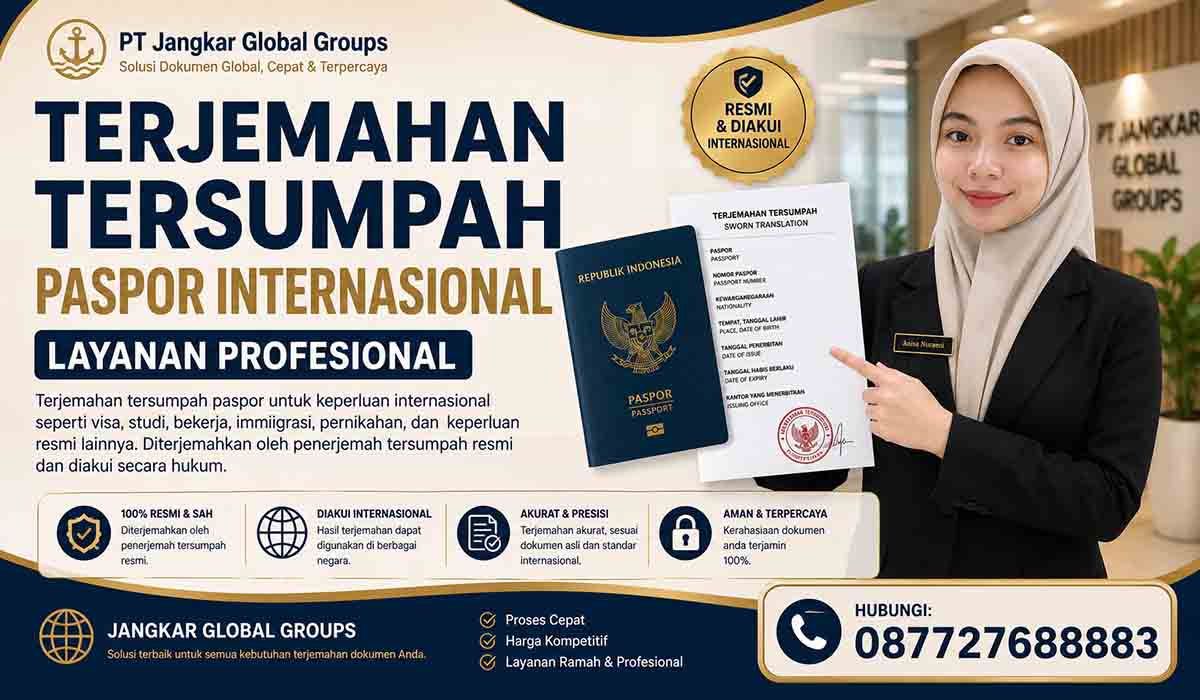 Terjemahan Tersumpah Paspor Internasional Layanan Profesional