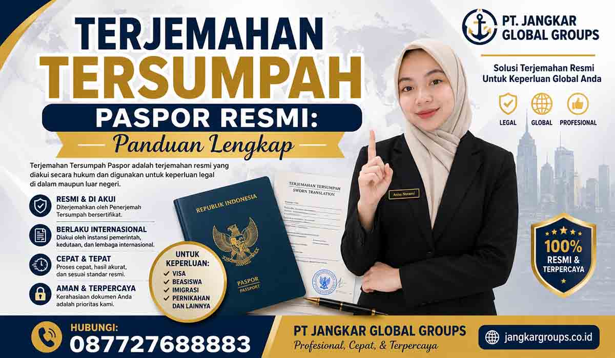 Terjemahan Tersumpah Paspor Resmi Panduan Lengkap