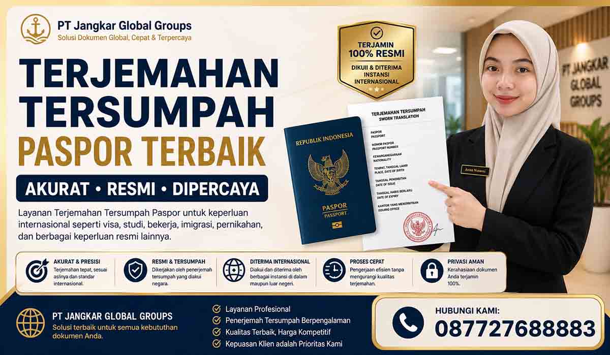 Terjemahan Tersumpah Paspor Terbaik