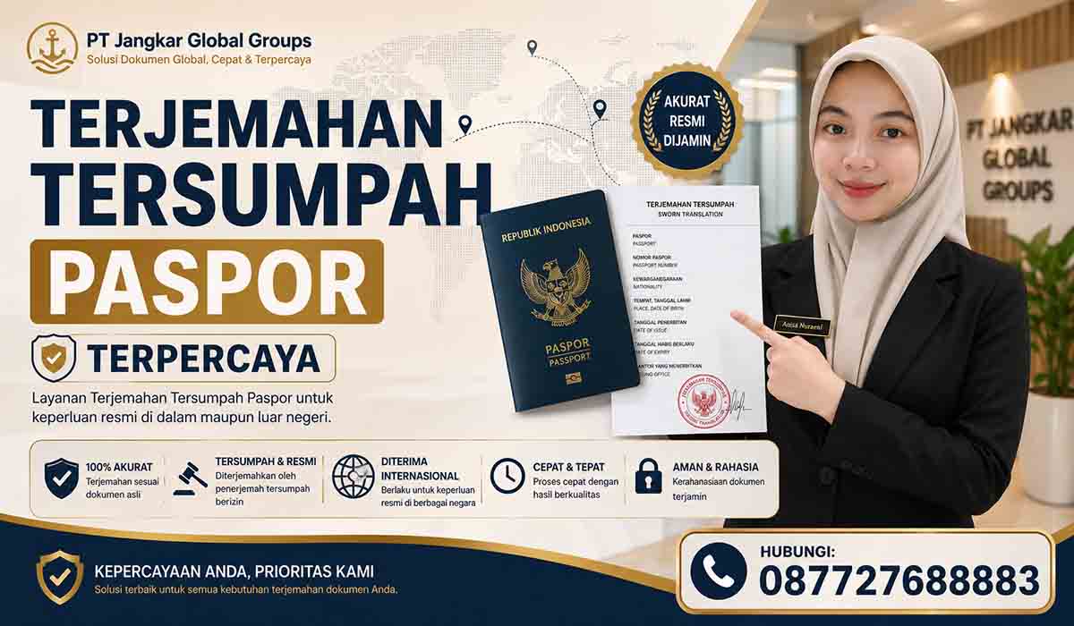 Terjemahan Tersumpah Paspor Terpercaya