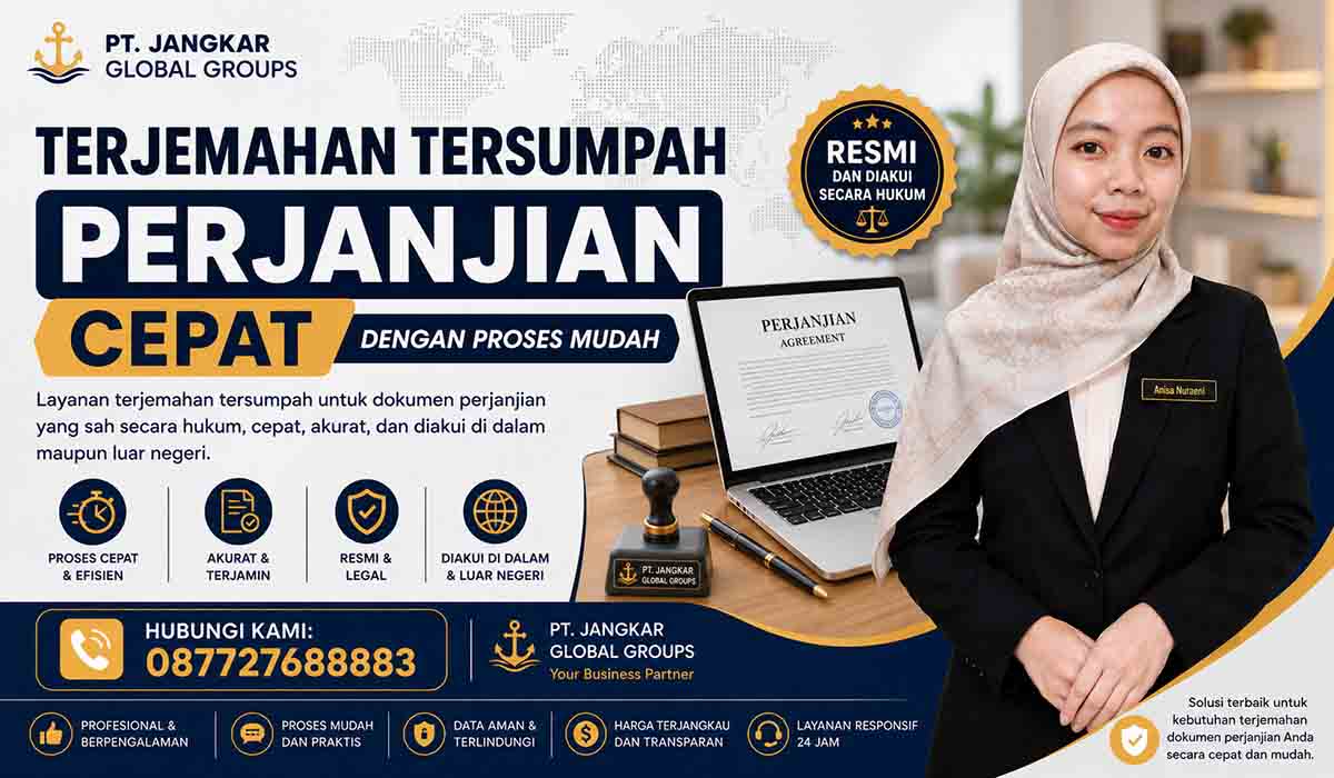 Terjemahan Tersumpah Perjanjian Cepat dengan Proses Mudah