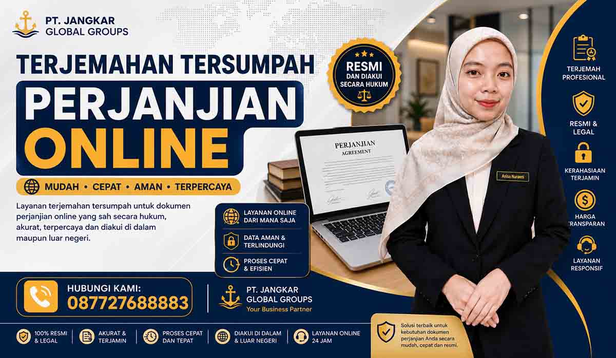 Terjemahan Tersumpah Perjanjian Online