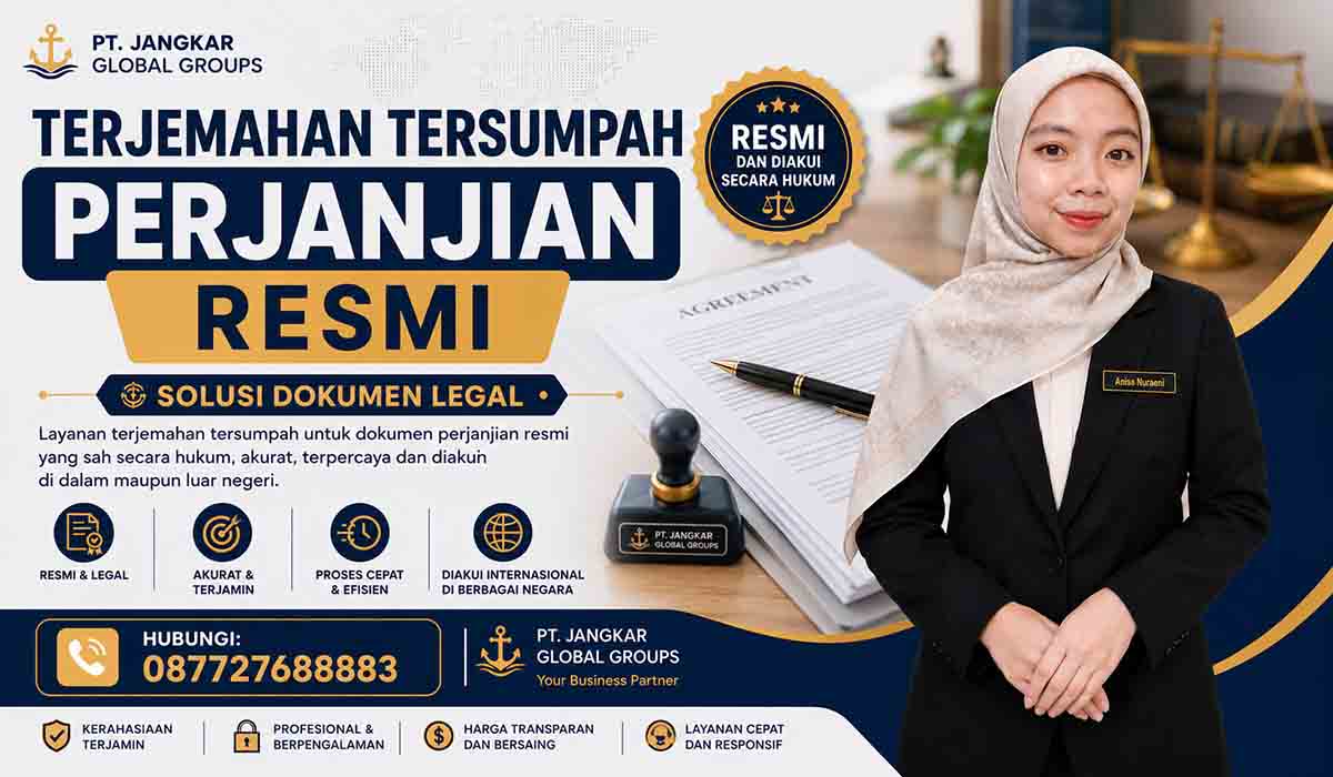 Terjemahan Tersumpah Perjanjian Resmi Solusi Dokumen Legal