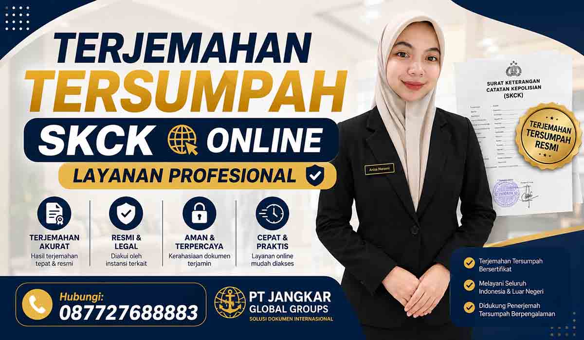 Terjemahan Tersumpah SKCK Online Layanan Profesional