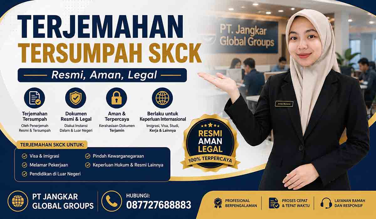Terjemahan Tersumpah SKCK Resmi Aman, Legal