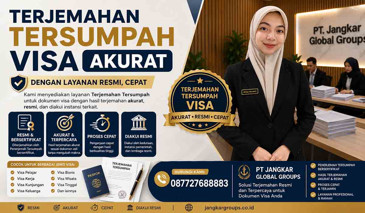 Terjemahan Tersumpah Visa Akurat dengan Layanan Resmi, Cepat
