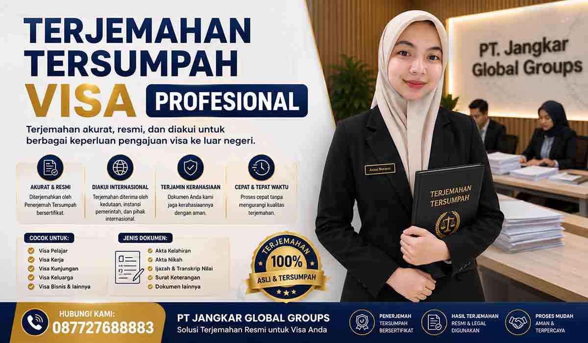 Terjemahan Tersumpah Visa Profesional