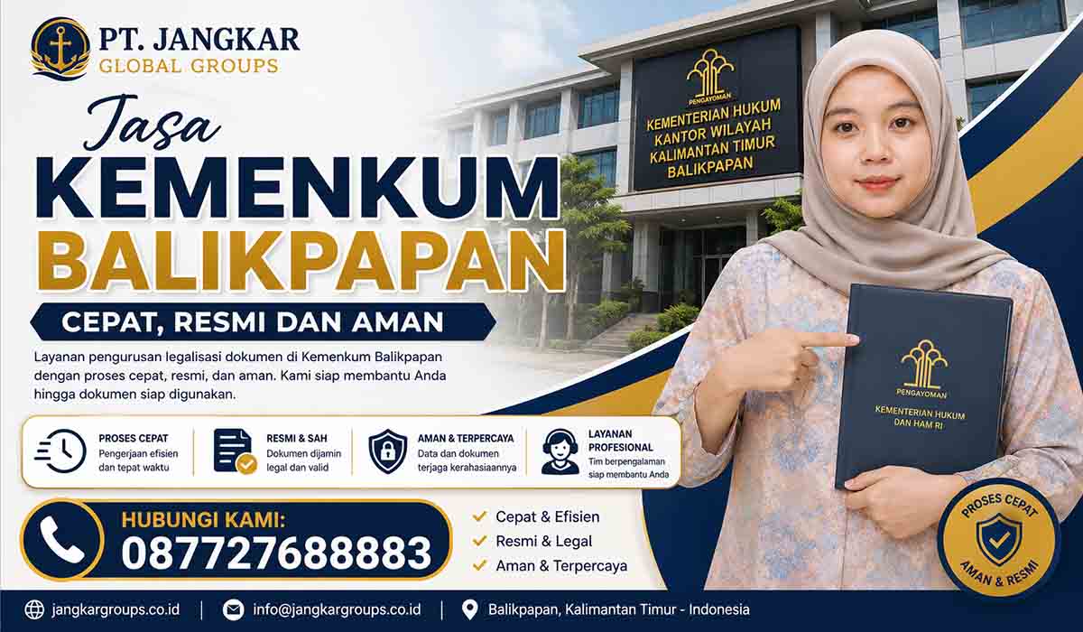 Jasa Kemenkum Balikpapan Cepat, Resmi dan Aman