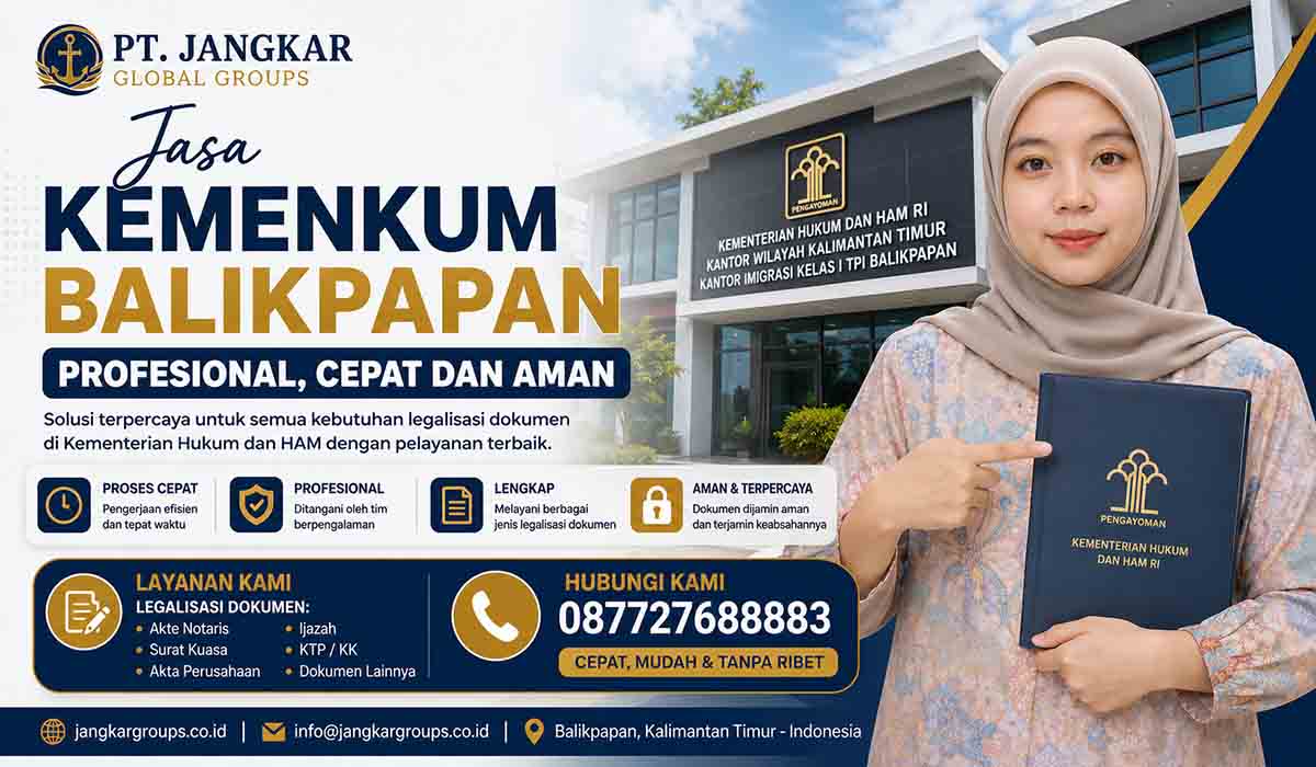 Jasa Kemenkum Balikpapan Profesional Cepat dan Aman
