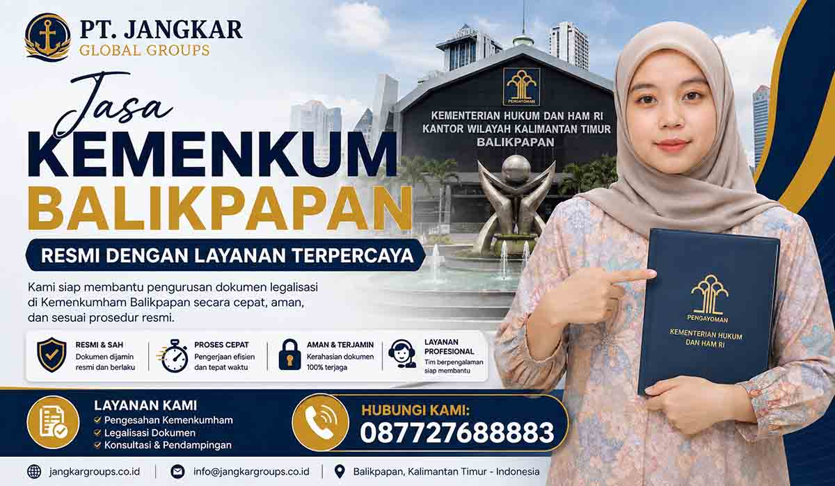 Jasa Kemenkum Balikpapan Resmi dengan Layanan Terpercaya