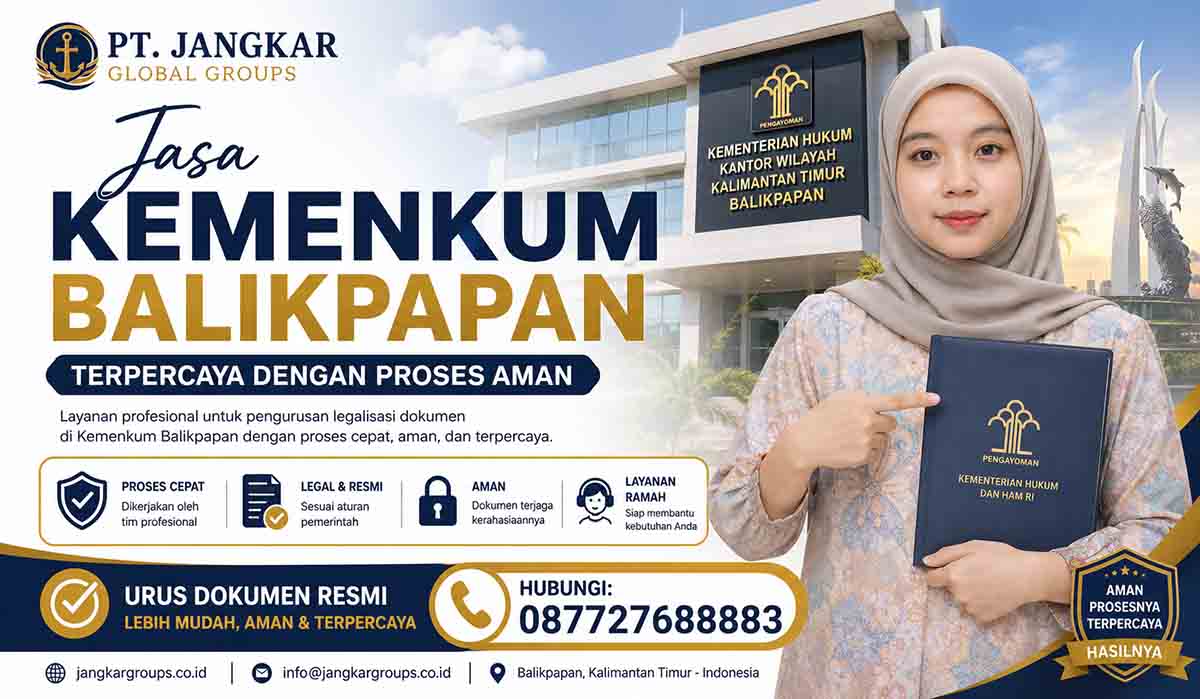 Jasa Kemenkum Balikpapan Terpercaya dengan Proses Aman