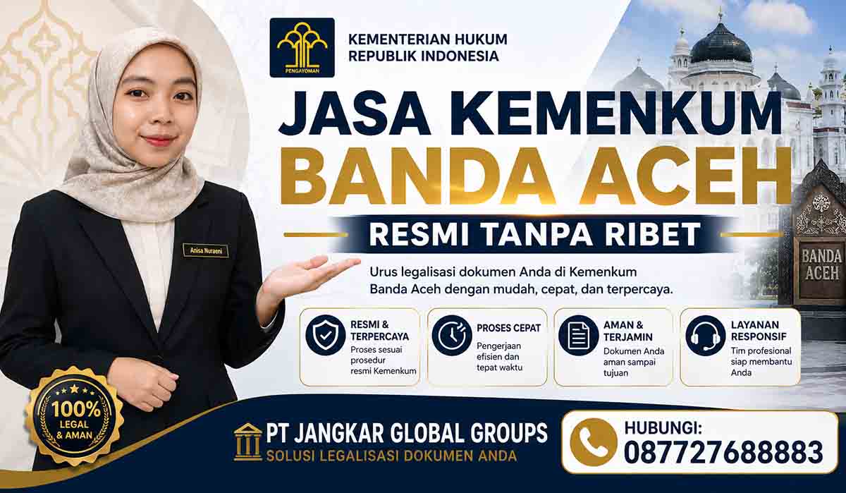 Jasa Kemenkum Banda Aceh Resmi Tanpa Ribet
