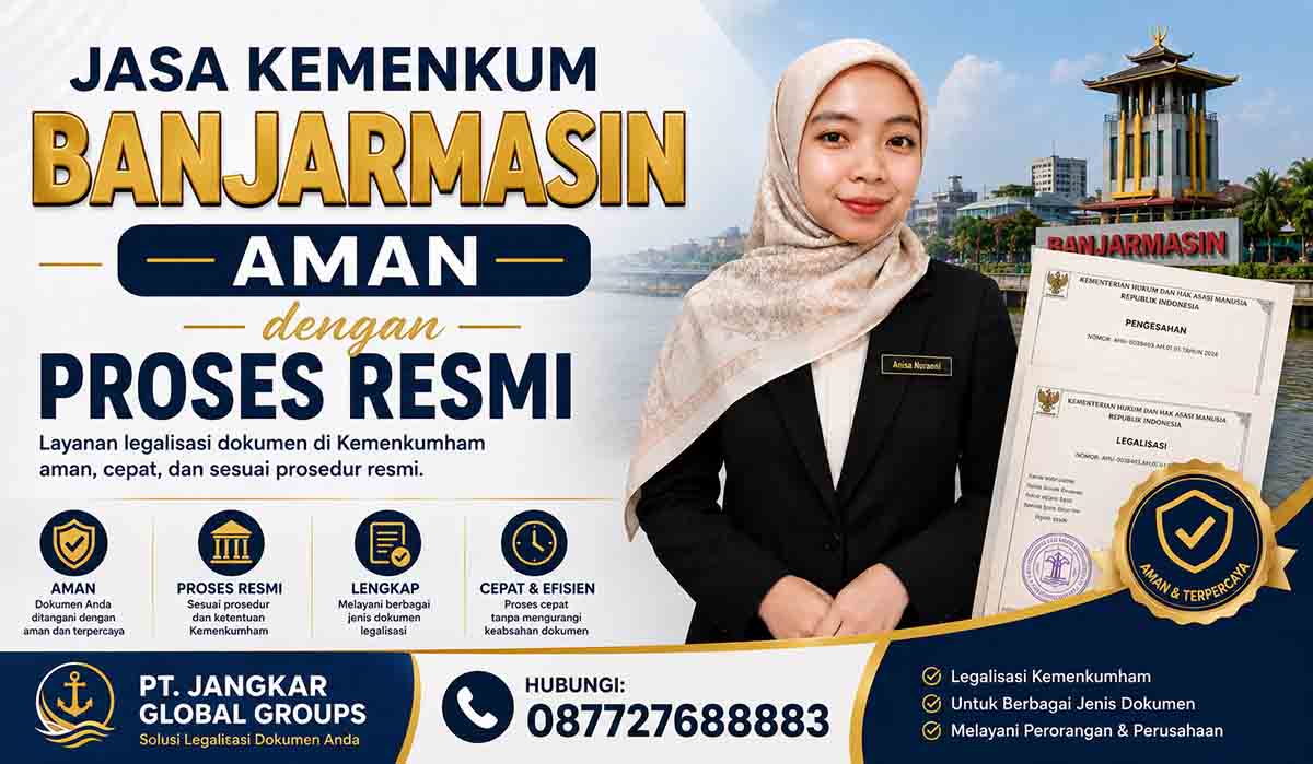 Jasa Kemenkum Banjarmasin Aman dengan Proses Resmi