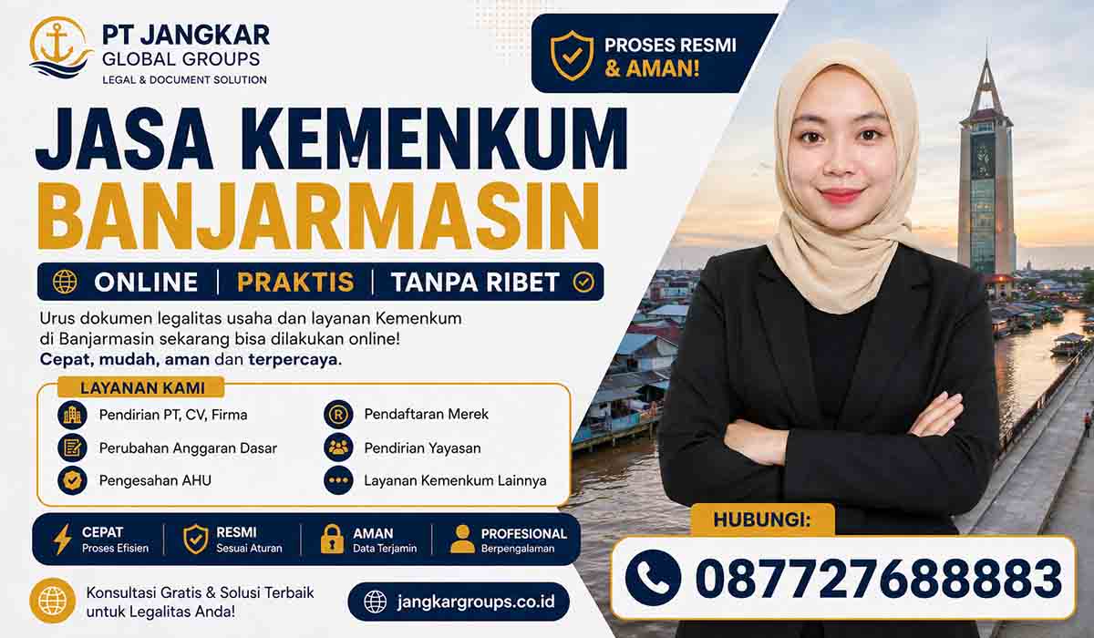 Jasa Kemenkum Banjarmasin Online Praktis Tanpa Ribet