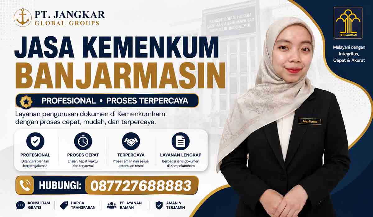 Jasa Kemenkum Banjarmasin Profesional Proses Terpercaya