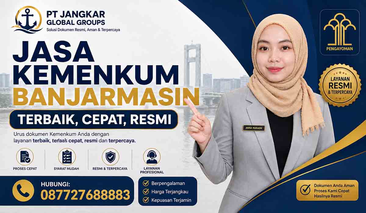 Jasa Kemenkum Banjarmasin Terbaik Cepat, Resmi