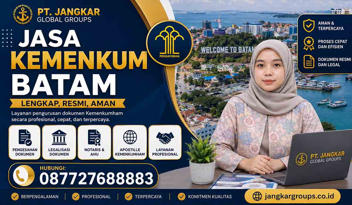 Jasa Kemenkum Batam Lengkap, Resmi, Aman