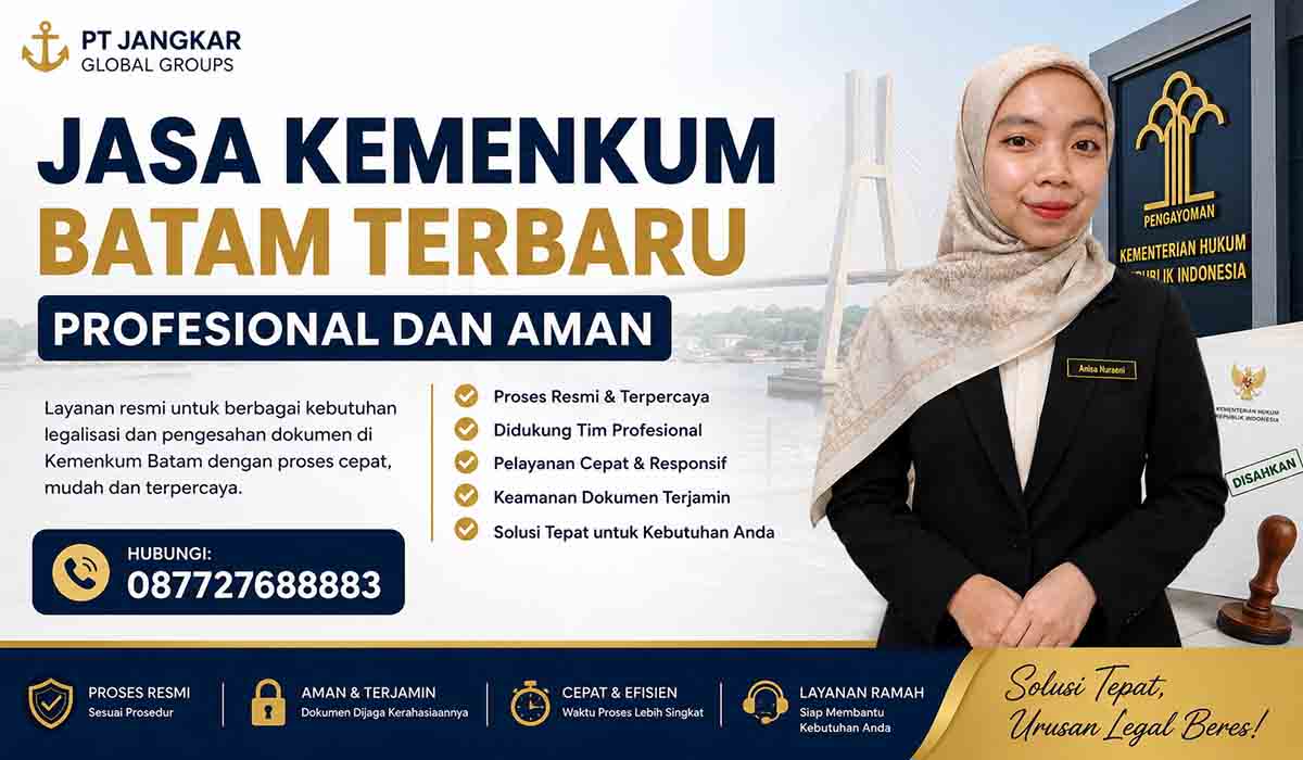 Jasa Kemenkum Batam Terbaru Profesional dan Aman