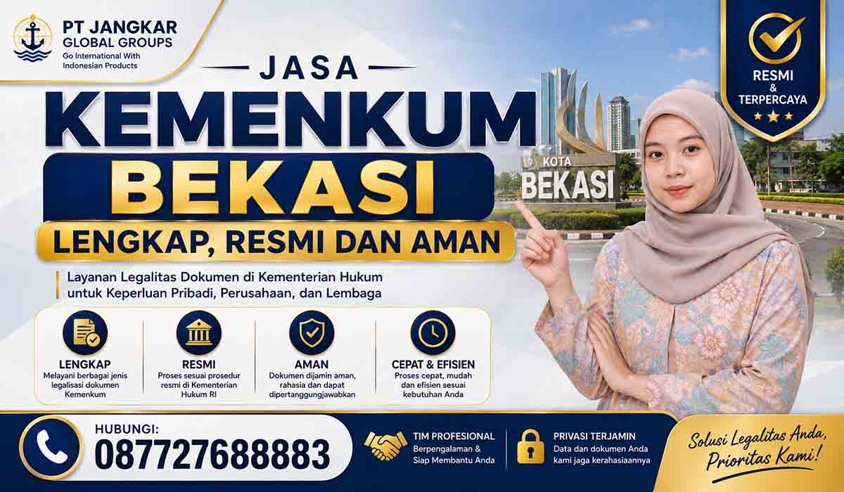 Jasa Kemenkum Bekasi Lengkap Resmi dan Aman