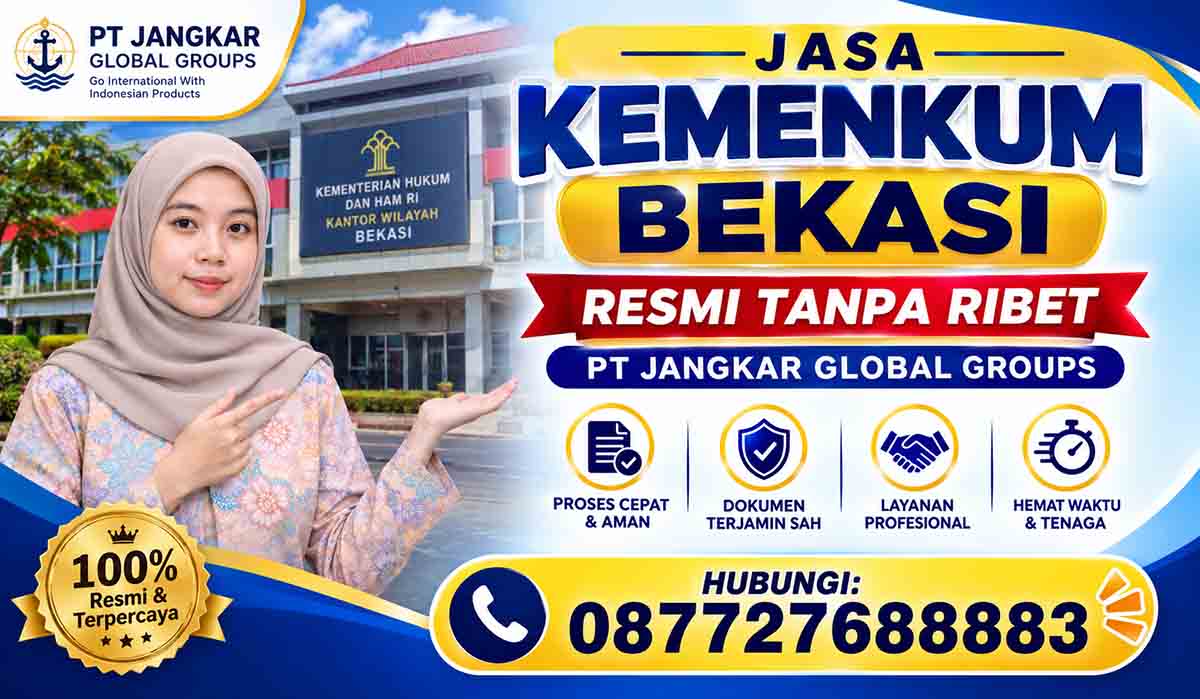 Jasa Kemenkum Bekasi Resmi Tanpa Ribet