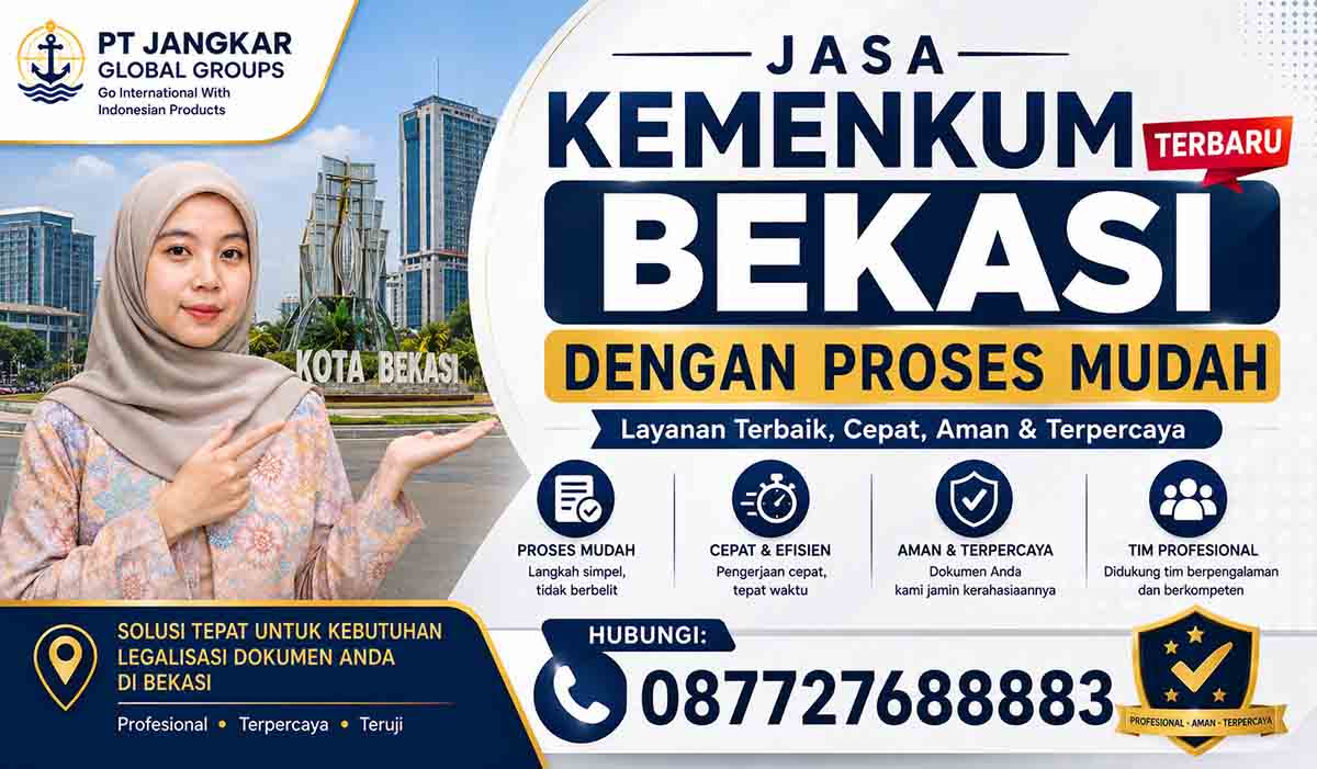 Jasa Kemenkum Bekasi Terbaru dengan Proses Mudah