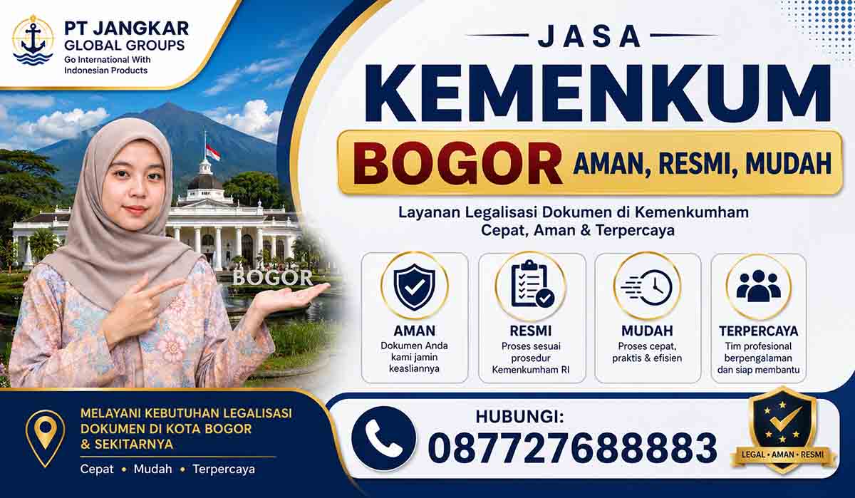 Jasa Kemenkum Bogor Aman, Resmi, Mudah