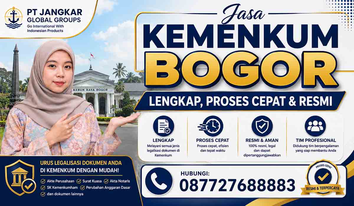 Jasa Kemenkum Bogor Lengkap Proses Cepat dan Resmi