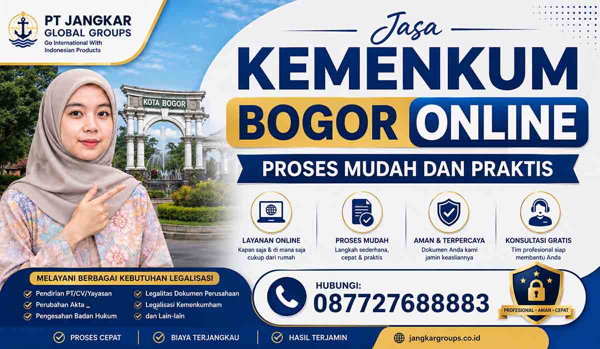 Jasa Kemenkum Bogor Online Proses Mudah dan Praktis