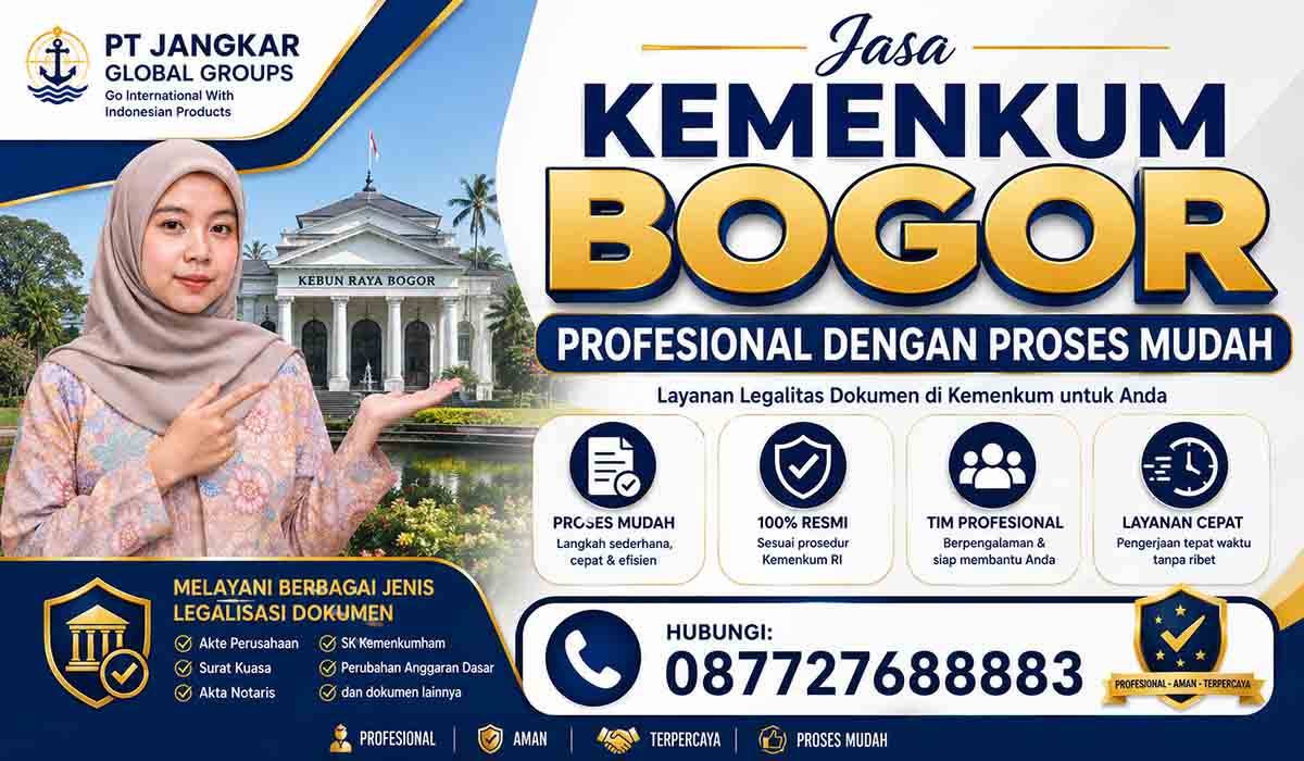 Jasa Kemenkum Bogor Profesional dengan Proses Mudah
