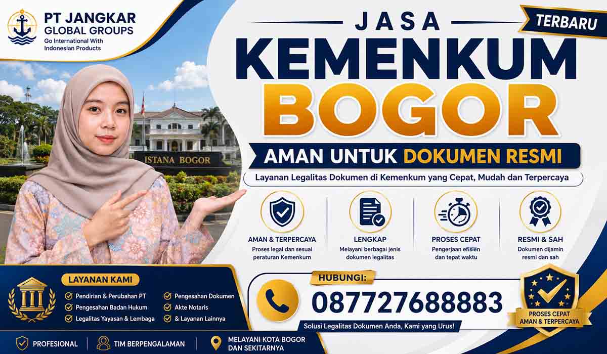 Jasa Kemenkum Bogor Terbaru Aman untuk Dokumen Resmi