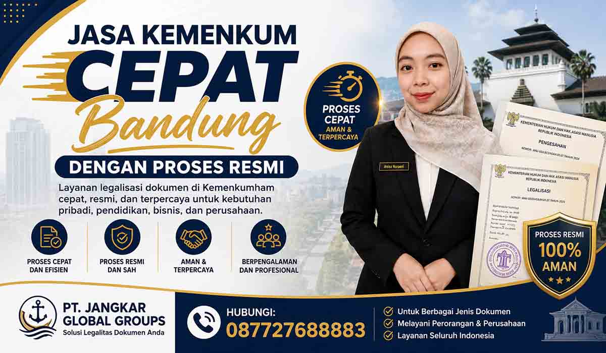Jasa Kemenkum Cepat Bandung dengan Proses Resmi