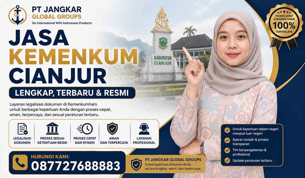 Jasa Kemenkum Cianjur Lengkap Terbaru dan Resmi