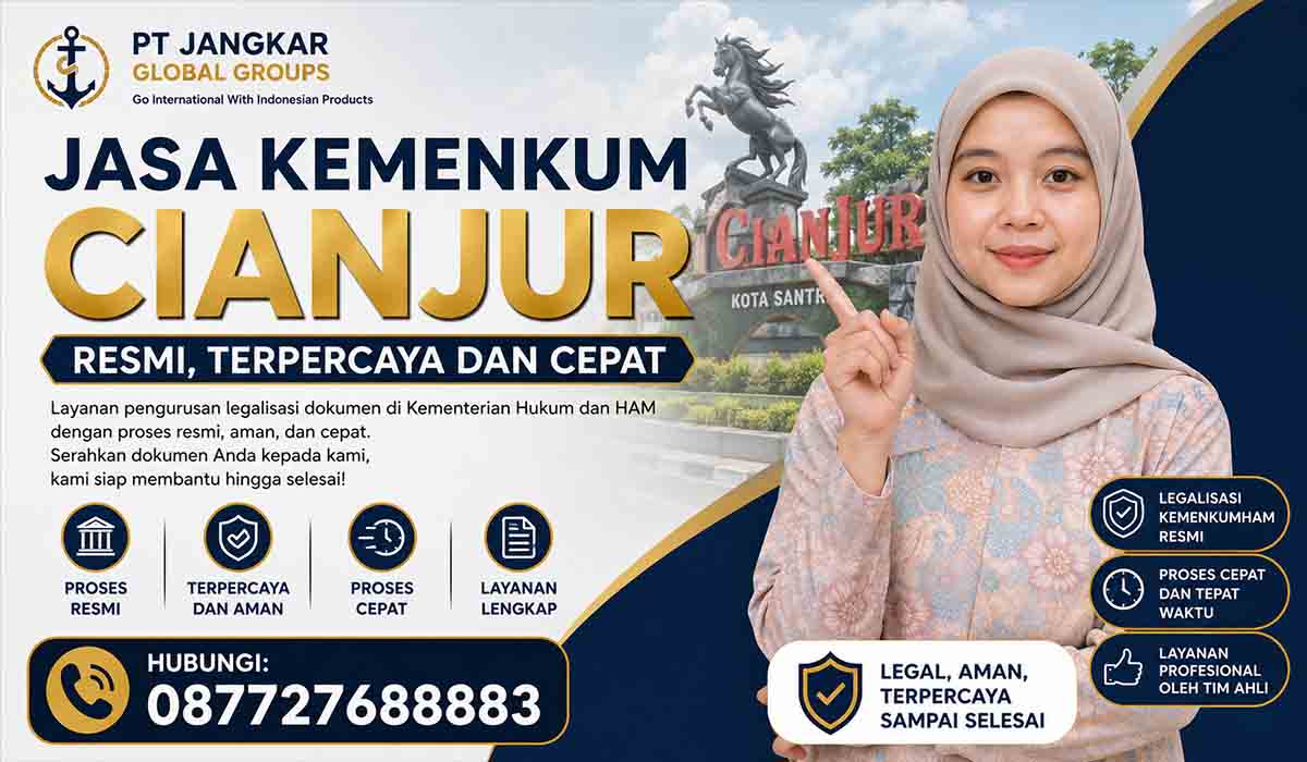 Jasa Kemenkum Cianjur Resmi Terpercaya dan Cepat