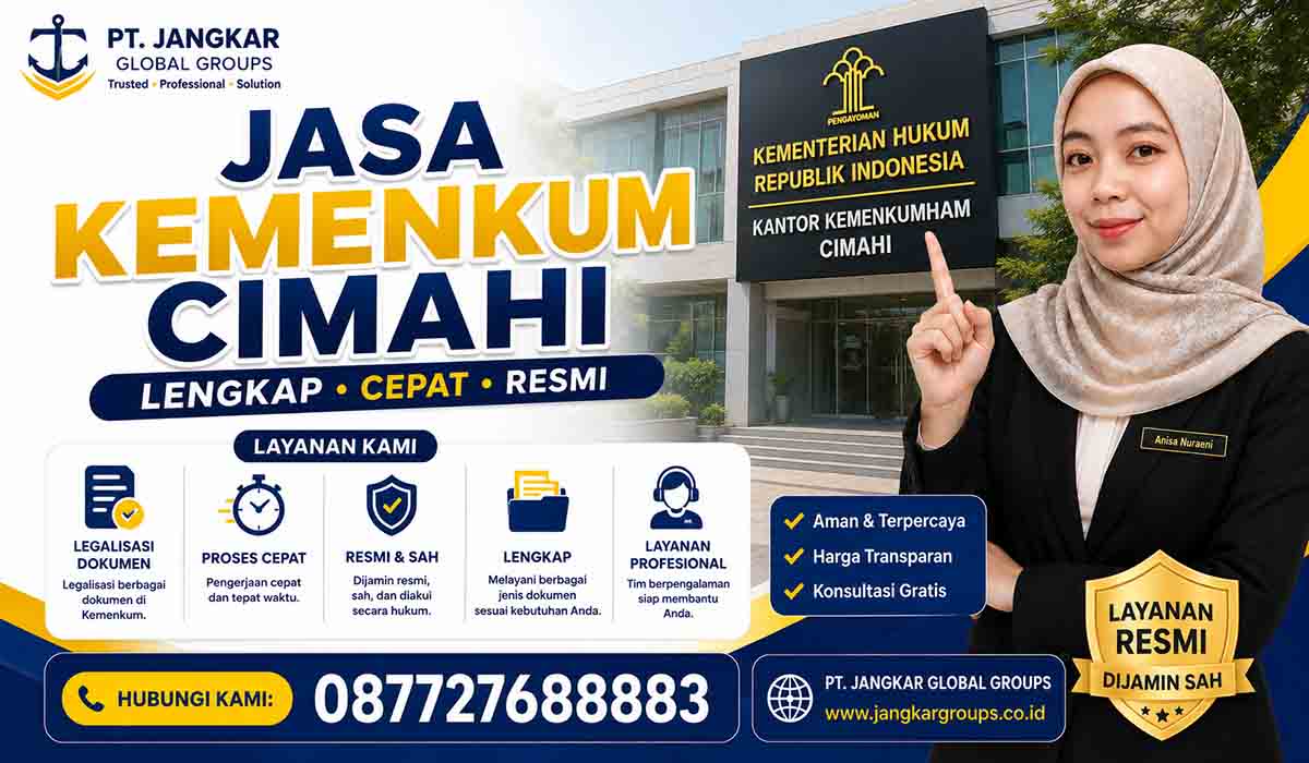 Jasa Kemenkum Cimahi Lengkap Cepat, Resmi