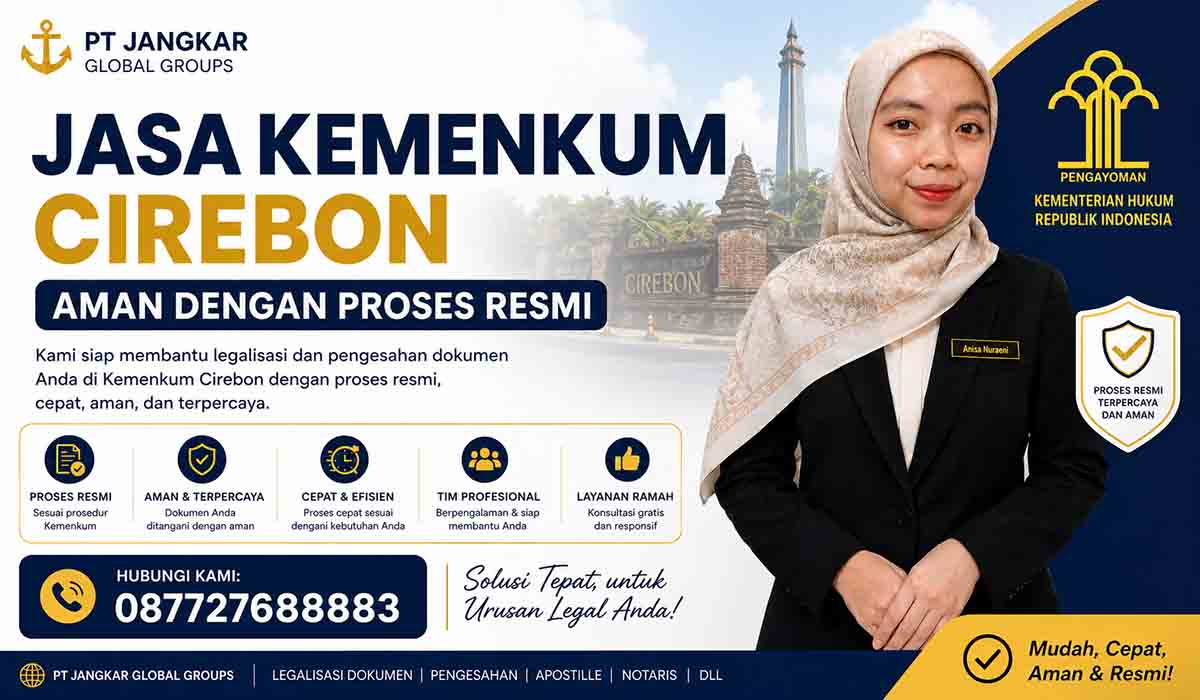 Jasa Kemenkum Cirebon Aman dengan Proses Resmi