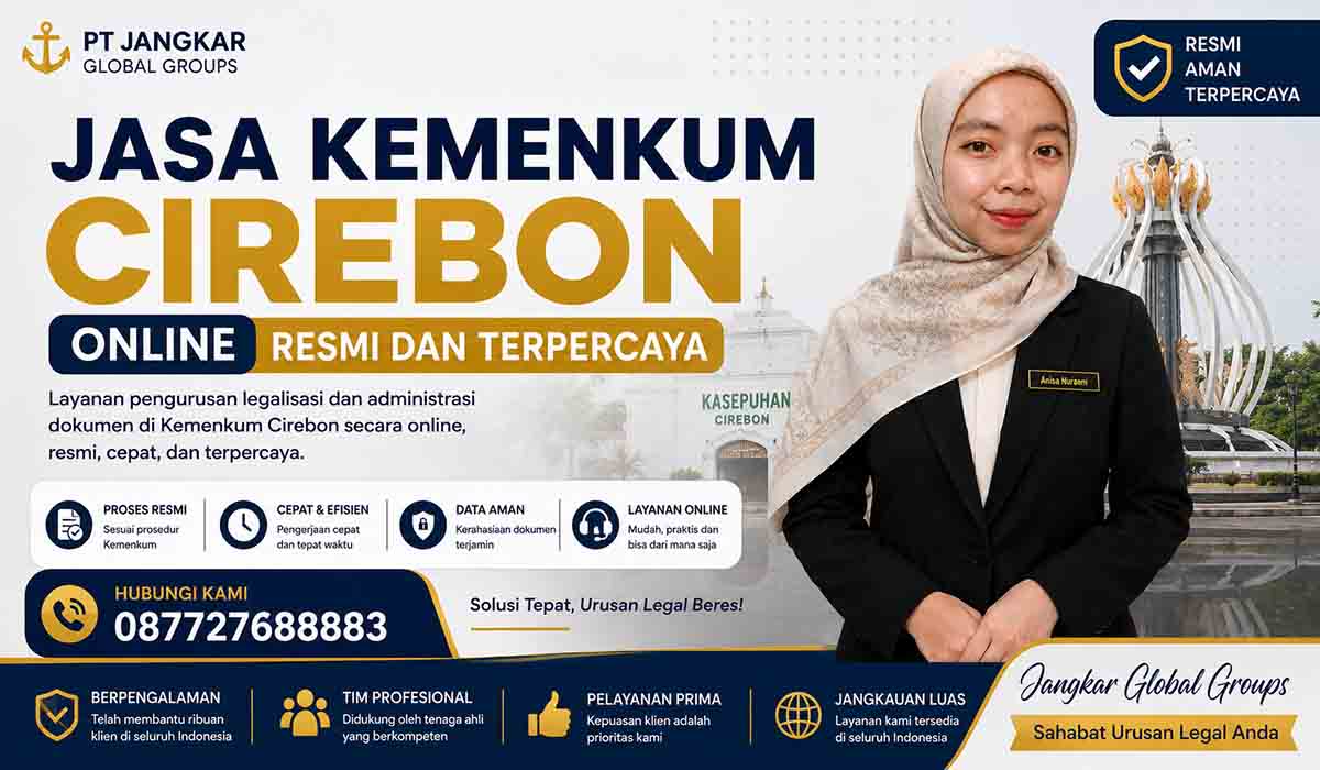 Jasa Kemenkum Cirebon Online Resmi dan Terpercaya