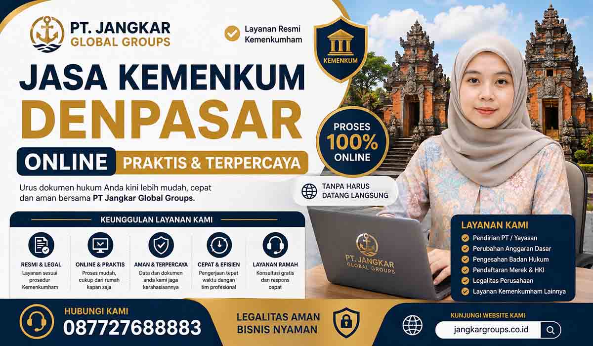 Jasa Kemenkum Denpasar Online Praktis dan Terpercaya