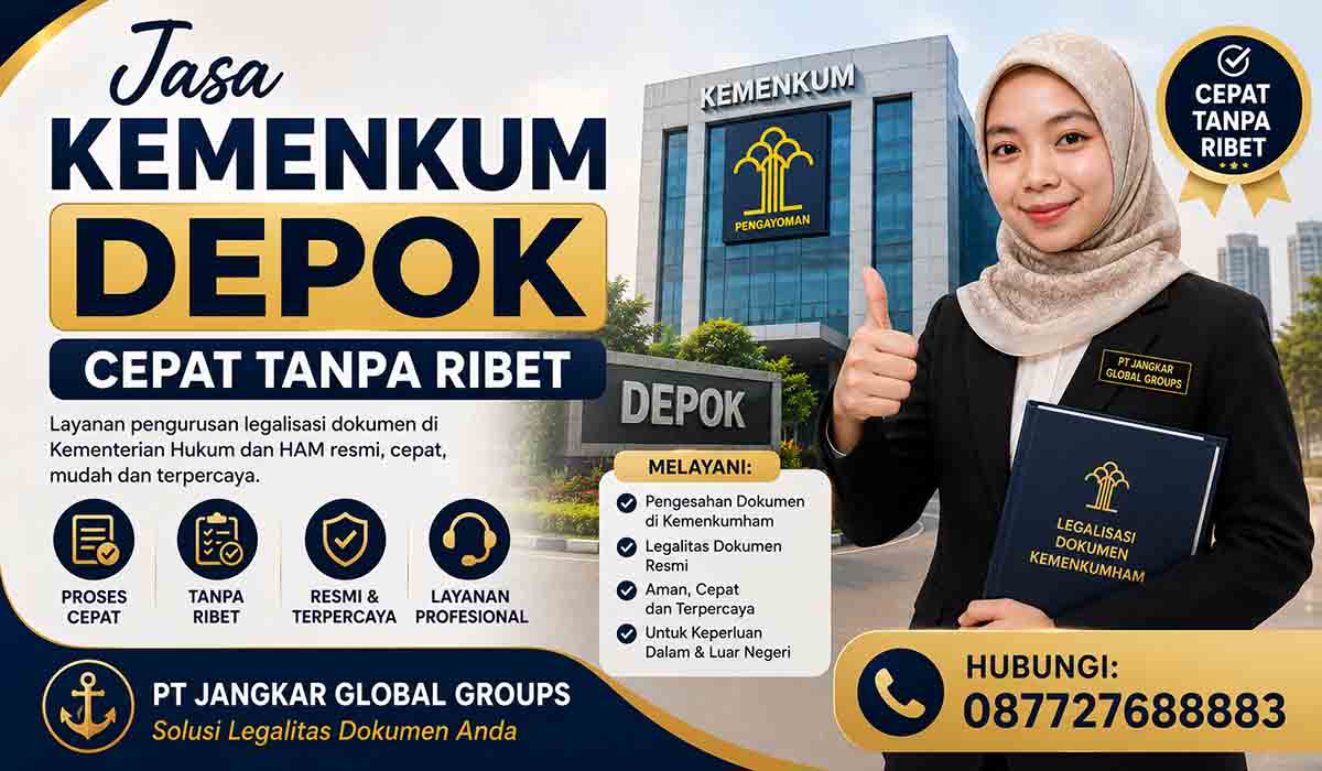 Jasa Kemenkum Depok Cepat Tanpa Ribet