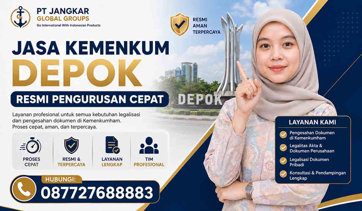 Jasa Kemenkum Depok Resmi Pengurusan Cepat