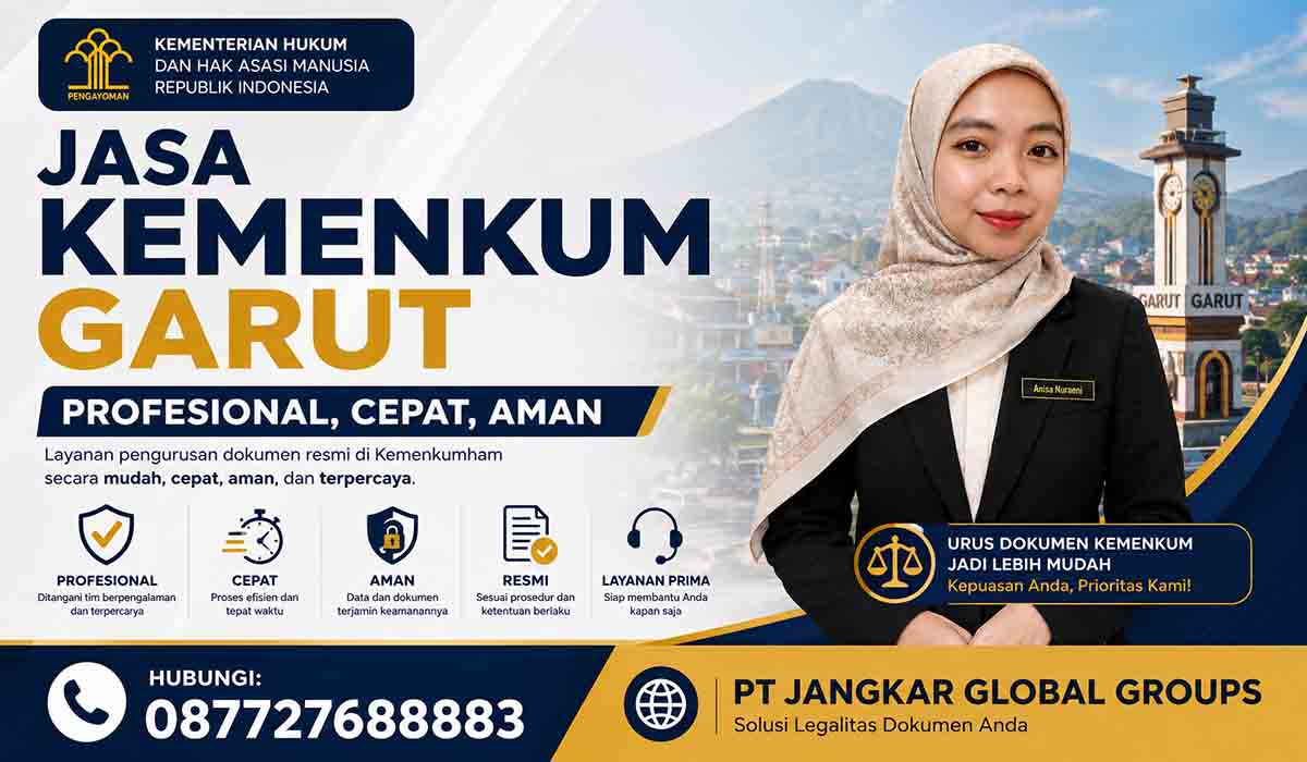 Jasa Kemenkum Garut Profesional Cepat, Aman