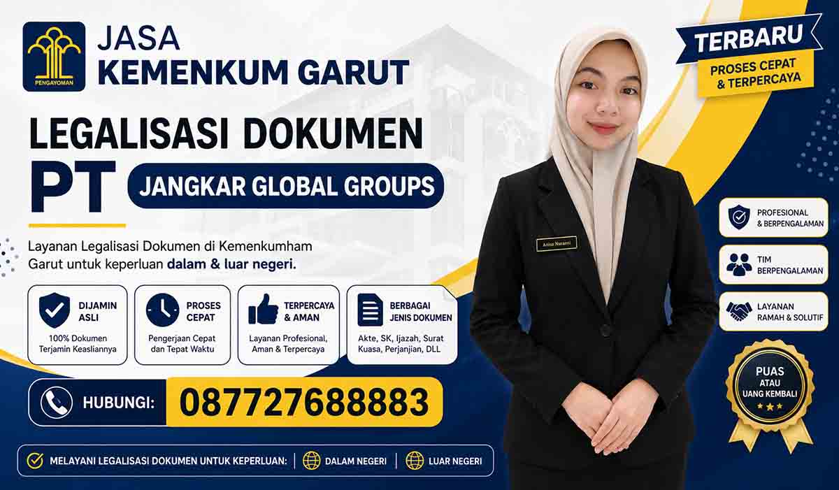 Jasa Kemenkum Garut Terbaru untuk Legalisasi Dokumen