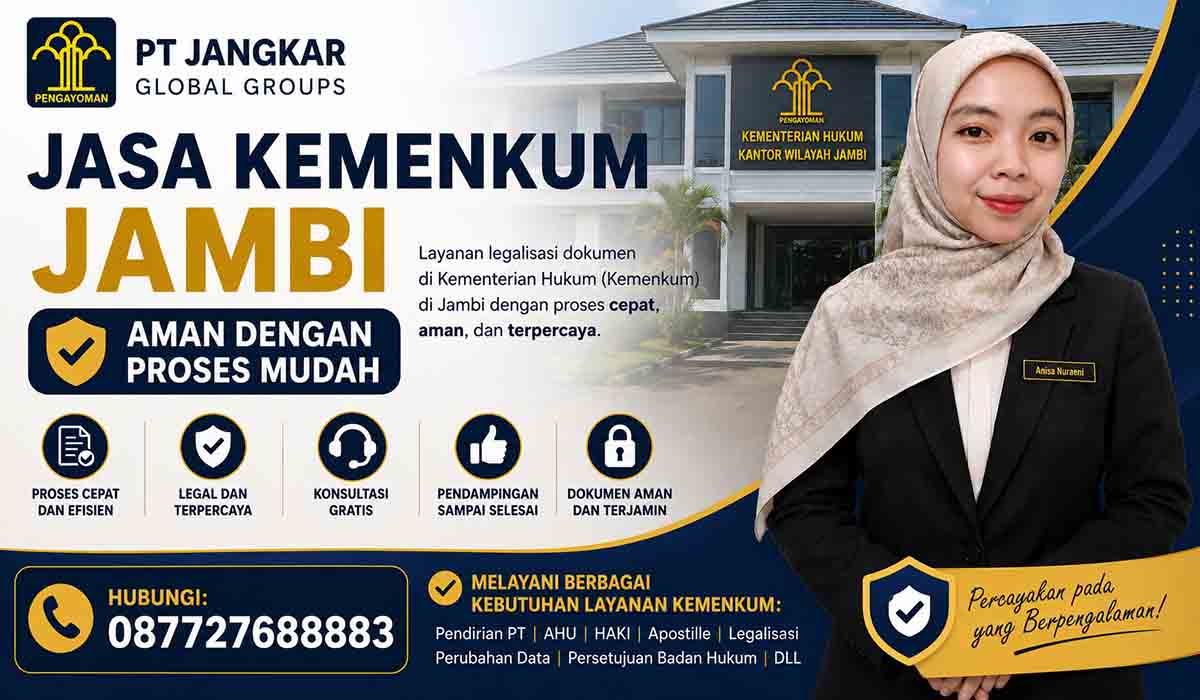 Jasa Kemenkum Jambi Aman dengan Proses Mudah