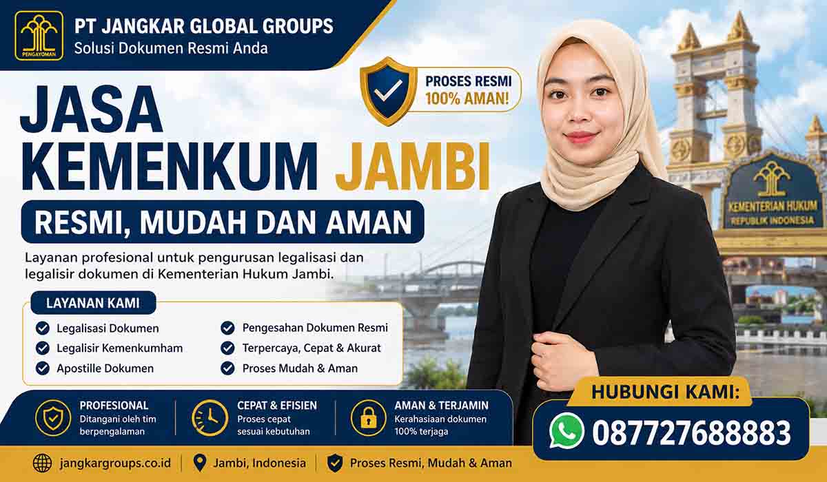 Jasa Kemenkum Jambi Resmi Mudah dan Aman