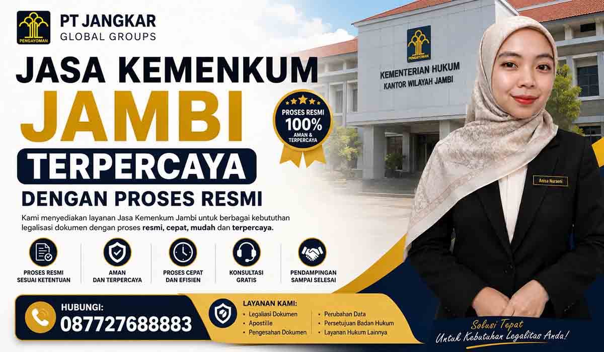 Jasa Kemenkum Jambi Terpercaya dengan Proses Resmi