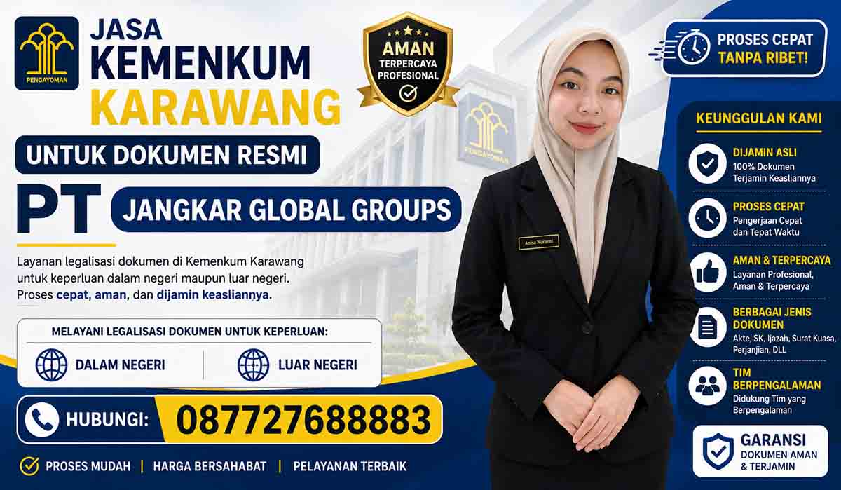 Jasa Kemenkum Karawang Aman untuk Dokumen Resmi
