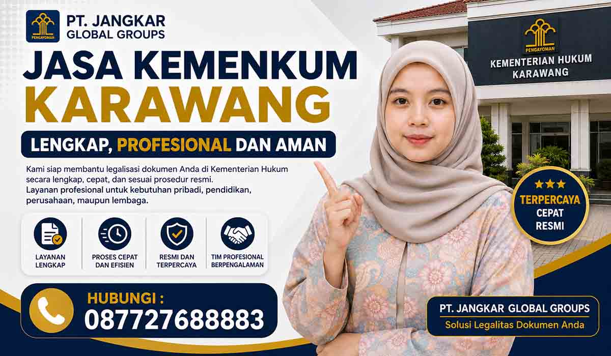 Jasa Kemenkum Karawang Lengkap Profesional dan Aman
