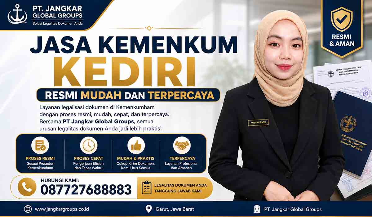 Jasa Kemenkum Kediri Resmi Mudah dan Terpercaya