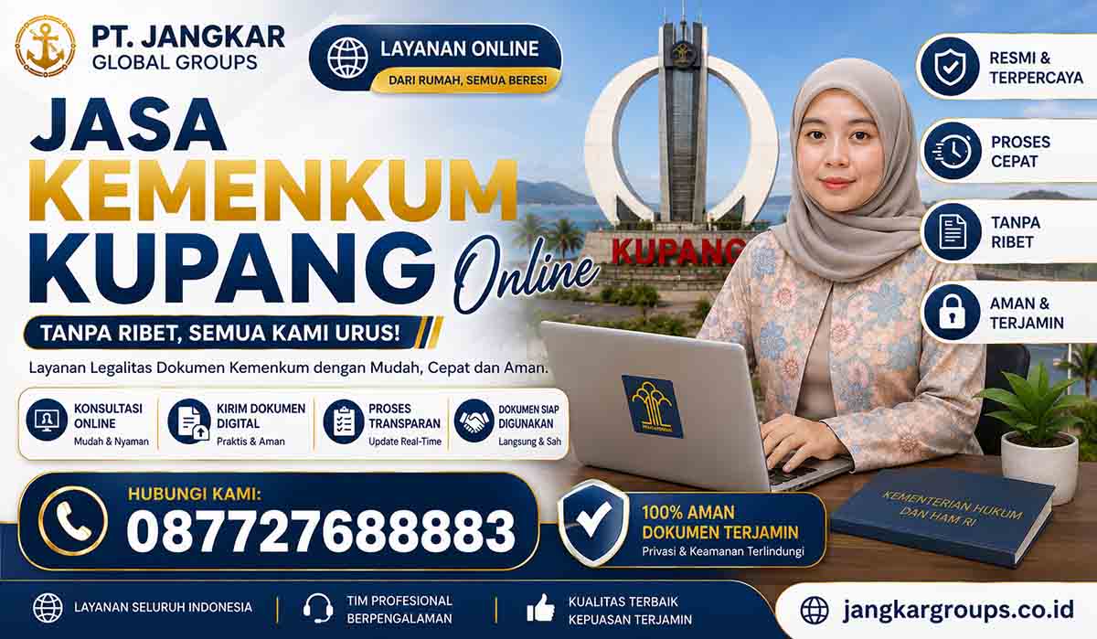 Jasa Kemenkum Kupang Online Tanpa Ribet