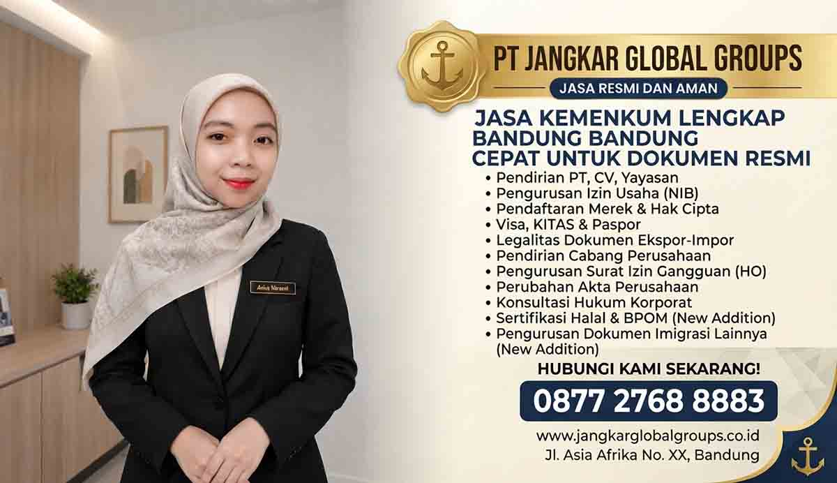 Jasa Kemenkum Lengkap Bandung Cepat untuk Dokumen Resmi